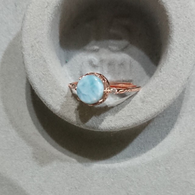 ラリマー 指輪シルバー925 レディースのアクセサリー(リング(指輪))の商品写真