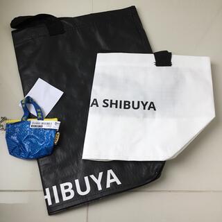 イケア(IKEA)のIKEA SHIBUYA MS+ 小さなバッグ　計3枚セット(エコバッグ)