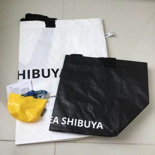 イケア(IKEA)のIKEA SHIBUYA MS＋小さなバッグ　計3枚セット(エコバッグ)