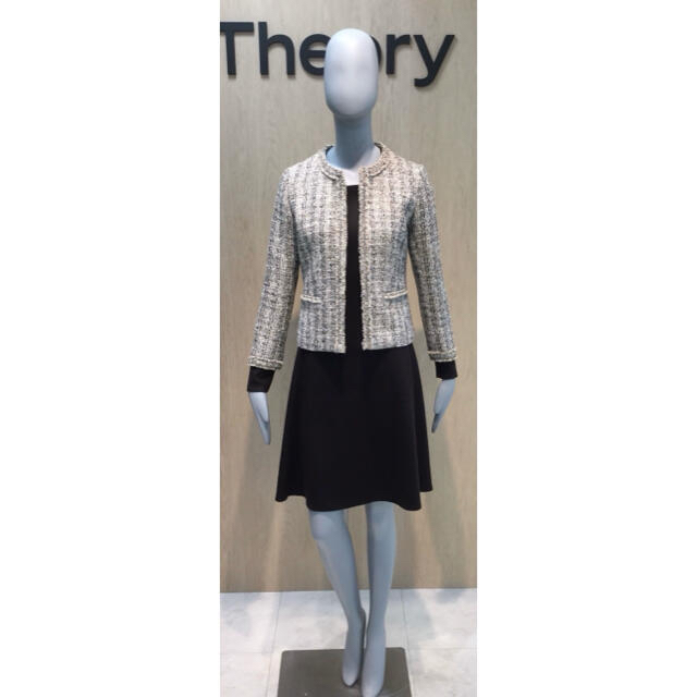 theory(セオリー)のTheory 20ss ツイードセットアップ レディースのジャケット/アウター(ノーカラージャケット)の商品写真