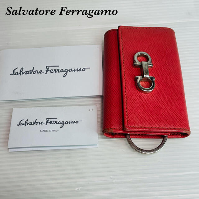 Salvatore Ferragamo - フェラガモ キーケース 6連フック キーリング ...