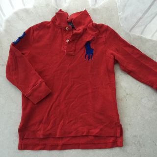 ラルフローレン(Ralph Lauren)のラルフのビッグポロ ロンT  赤【送込】(Tシャツ/カットソー)