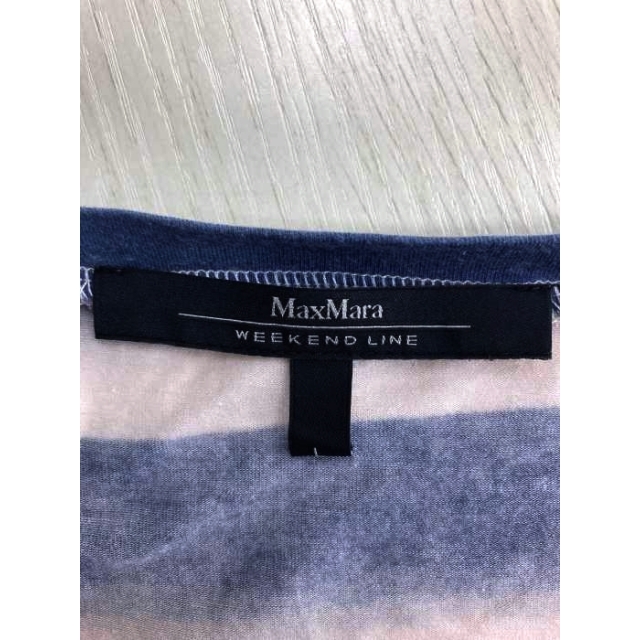 Max Mara(マックスマーラ)のMAX MARA(マックスマーラ) ボーダー Uネック カットソー レディース レディースのトップス(Tシャツ(半袖/袖なし))の商品写真