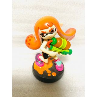 ニンテンドウ(任天堂)のオレンジガール インクリング イカガール amiibo アミーボ スプラトゥーン(ゲームキャラクター)