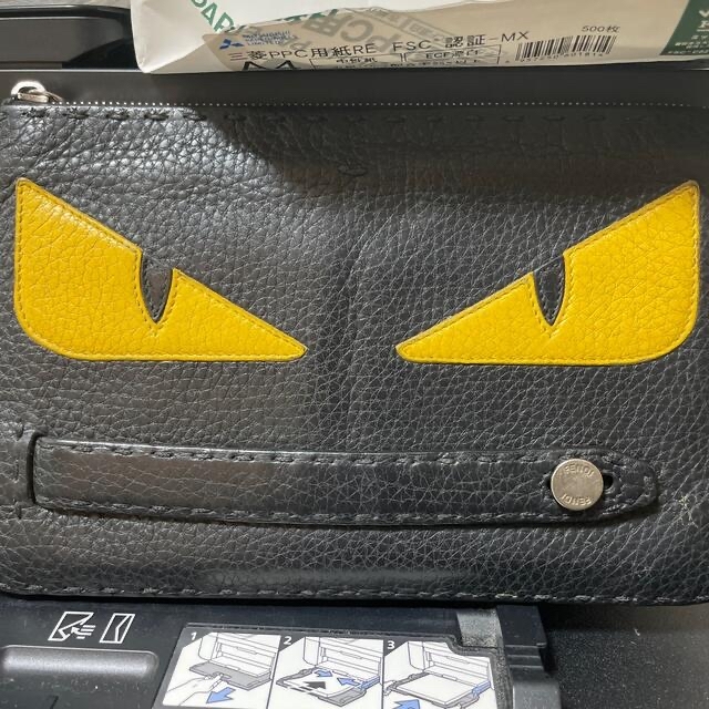 FENDI フェンディ モンスター クラッチ バッグ 財布 長財布