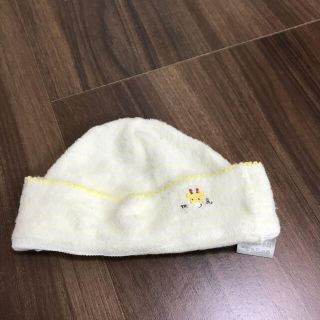 ミキハウス(mikihouse)のミキハウス ベビー帽子 イエロー 42〜46cm(帽子)