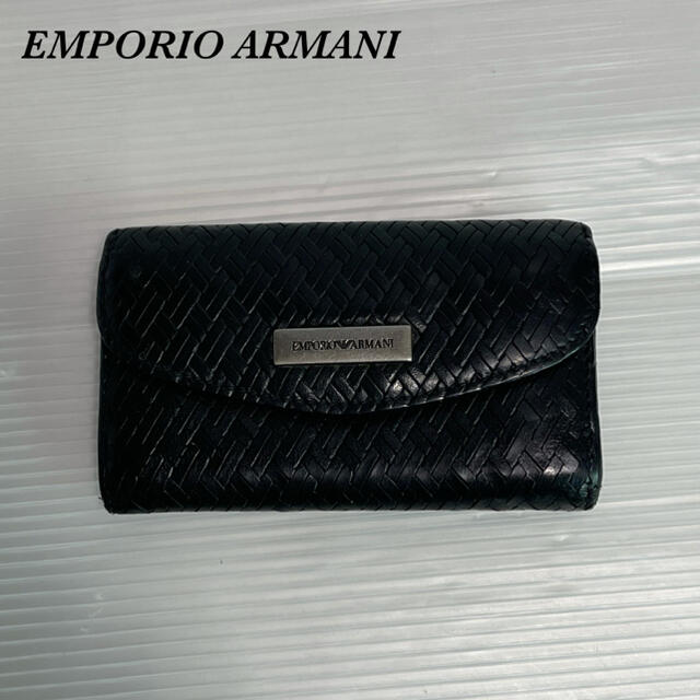 Emporio Armani(エンポリオアルマーニ)のEMPORIO ARMANI キーケース 小銭入れ付き メンズのファッション小物(キーケース)の商品写真