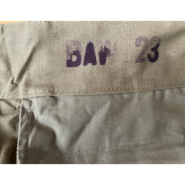 FRENCH ARMY M-47 TROUSERS　前期モデル　デッドストック メンズのパンツ(ワークパンツ/カーゴパンツ)の商品写真