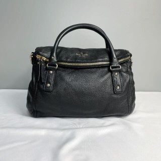 ケイトスペードニューヨーク(kate spade new york)のケイトスペード　2way ショルダーバッグ　ハンドバッグ　黒(ハンドバッグ)