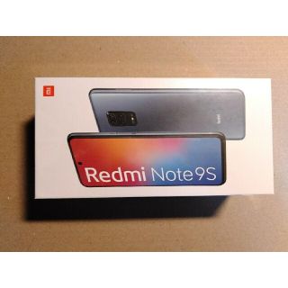 アンドロイド(ANDROID)のXiaomi Redmi Note 9s 4GB/64GB  ホワイト系(スマートフォン本体)