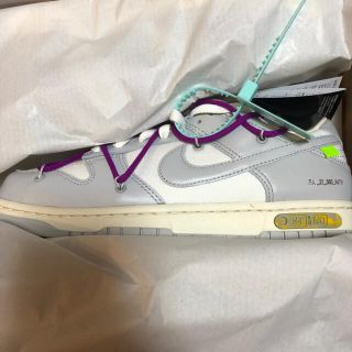 ナイキ(NIKE)の27cm Nike x Off White dunk low Lot 21(スニーカー)