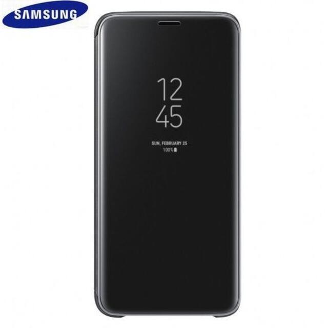 Galaxy S9 用 CLEAR VIEW COVER カバー黒 純正