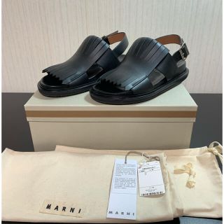 マルニ(Marni)のドラゴンロック様専用 マルニ カーフスキン フスベットサンダル(サンダル)