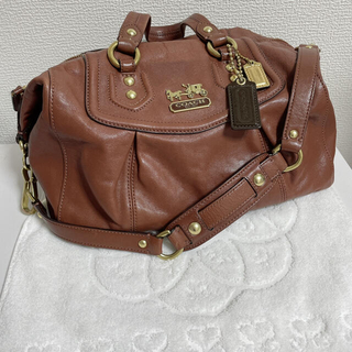 コーチ(COACH)のcoach マディソンレザー2wayハンドバッグ(ショルダーバッグ)