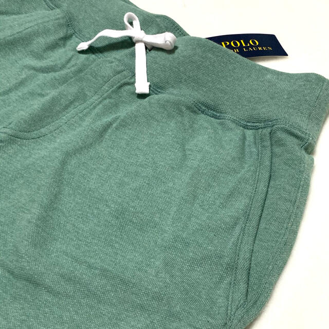 POLO RALPH LAUREN(ポロラルフローレン)の＊りか様 専用＊ メンズ S 新品 コットンメッシュ パンツ / モスグリーン メンズのパンツ(ショートパンツ)の商品写真