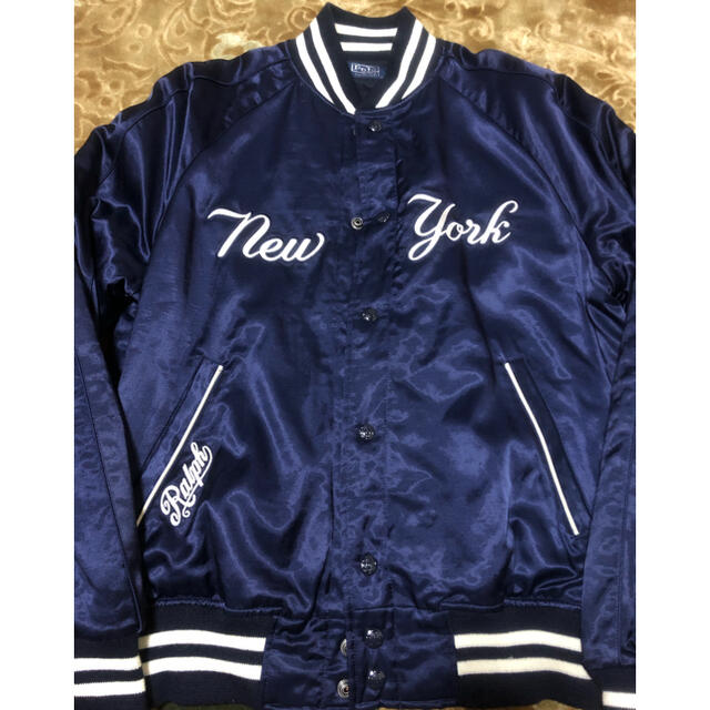 品質一番の RALPH POLO LAUREN ネイビー ヤンキース MLBコラボ