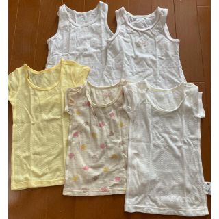 ユニクロ(UNIQLO)のUNIQLO アカチャンホンポ　80 95 肌着セット　コットン　メッシュ(肌着/下着)