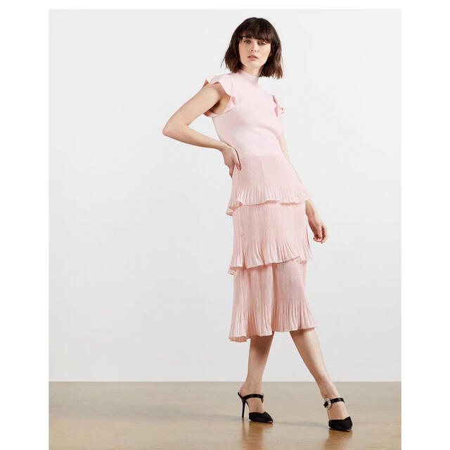 ❤️Ted baker 2021 新作新品　ピンクワンピース　綺麗 2 色レディース