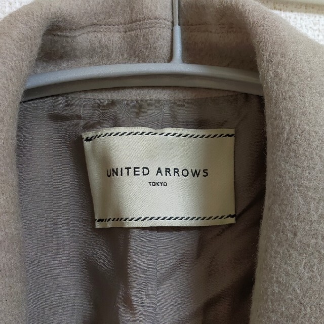 UNITED ARROWS(ユナイテッドアローズ)のUNITED ARROWS コート グレージュ 36 レディースのジャケット/アウター(ロングコート)の商品写真