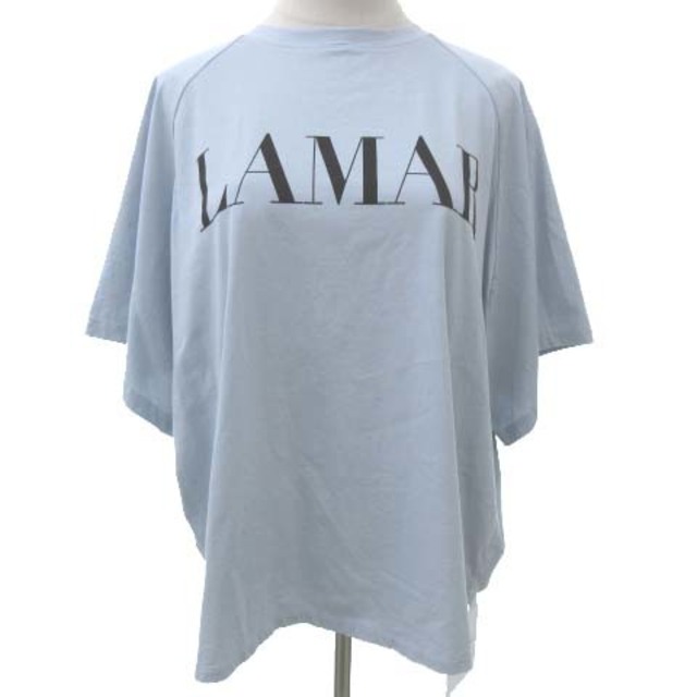 未使用 マイカ＆ディール タグ付き 21SS LAMAR Tシャツ F ブルー