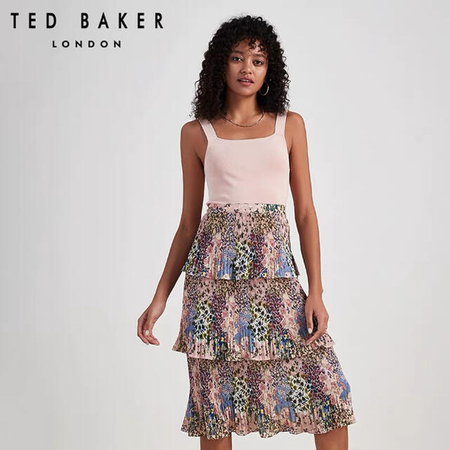 ❤ Ted baker 2021 新作新品　ピンク花柄ワンピース　2 色綺麗