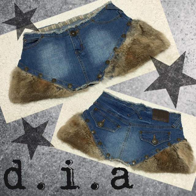 d.i.a - d.i.a♡デニムスカート&レッグウォーマーの通販 by d.i.a - d.i.a♡デニムスカート&レッグウォーマーの通販 by