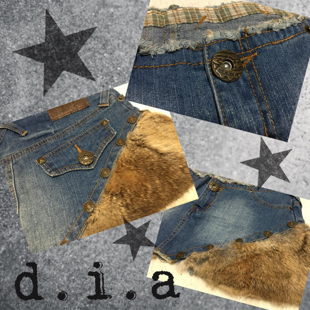 d.i.a - d.i.a♡デニムスカート&レッグウォーマーの通販 by d.i.a - d.i.a♡デニムスカート&レッグウォーマーの通販 by