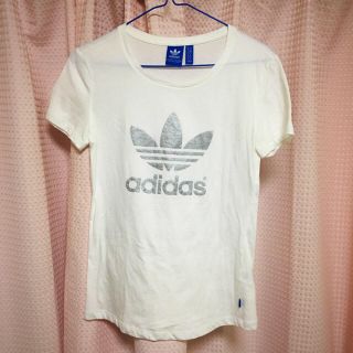 アディダス(adidas)のadidas 正規品 レディース 白Tシャツ(Tシャツ(半袖/袖なし))