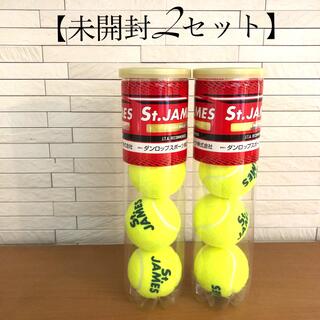 セントジェームス(SAINT JAMES)の【未開封】硬式テニスボール　2ボトル(ボール)