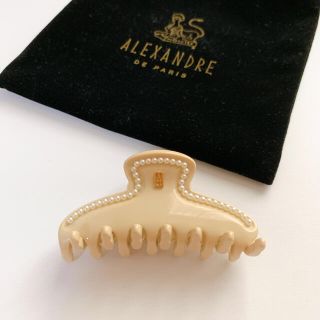 アレクサンドルドゥパリ(Alexandre de Paris)の新品未使用　アレクサンドルドゥパリ　クリップ　パール(バレッタ/ヘアクリップ)