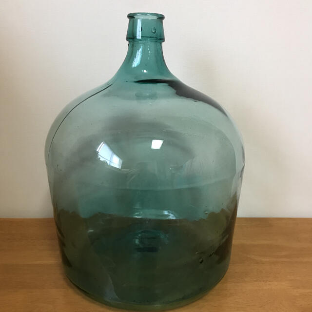 硫酸瓶 レトロ ガラス瓶 薬瓶 グリーン ユーズド インテリア 花瓶