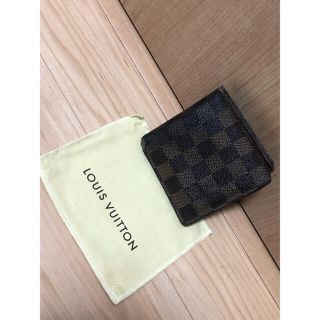 ルイヴィトン(LOUIS VUITTON)のルイヴィトン 二つ折り 財布 ダミエ(財布)