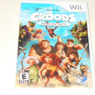 ウィー(Wii)のWii★THE CROODS PREHISTORIC PARTY! 海外版(家庭用ゲームソフト)