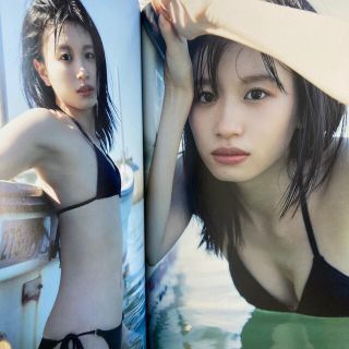 モーニングムスメ(モーニング娘。)の海の見える街 浅倉樹々写真集　水着　(アート/エンタメ)