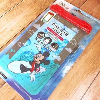 ディズニー(Disney)のミッキー スマホケース 防水ケース 防水ポーチ(iPhoneケース)