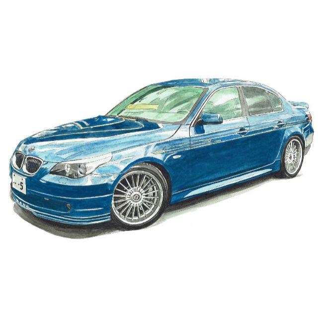 GC-1480 BMW ALPINA B5/B3限定版画サイン額装作家平右ヱ門 2