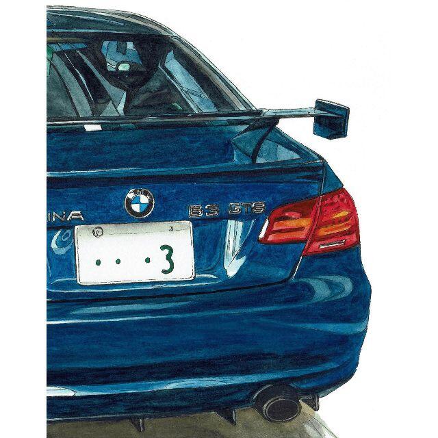 GC-1480 BMW ALPINA B5/B3限定版画サイン額装作家平右ヱ門 8