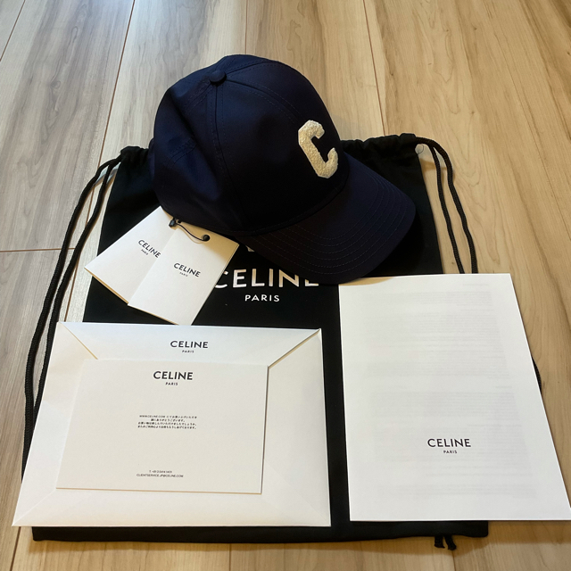 celine(セリーヌ)のCELINE イニシャル ベースボールキャップ / コットン　M レディースの帽子(キャップ)の商品写真