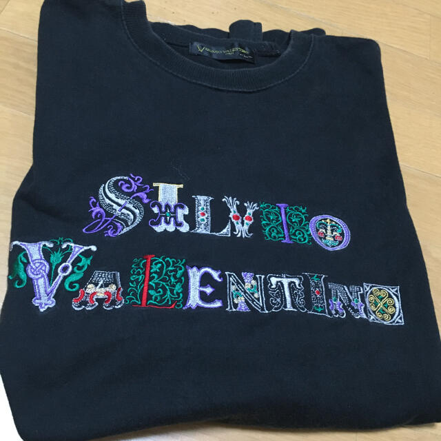 VALENTINO(ヴァレンティノ)のsilvio valentino シルビオバレンチノ　Tシャツ 半袖 刺繍 メンズのトップス(Tシャツ/カットソー(半袖/袖なし))の商品写真