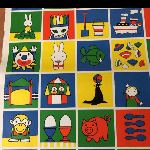 Dick Bruna posterディックブルーナ ビンテージポスターミッフィー エンタメ/ホビーのおもちゃ/ぬいぐるみ(キャラクターグッズ)の商品写真