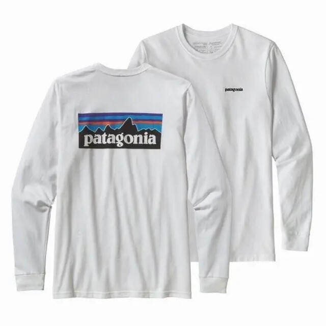 patagonia(パタゴニア)のpatagonia ロングスリーブ P-6 ロゴ Tシャツ US M  メンズのトップス(Tシャツ/カットソー(七分/長袖))の商品写真