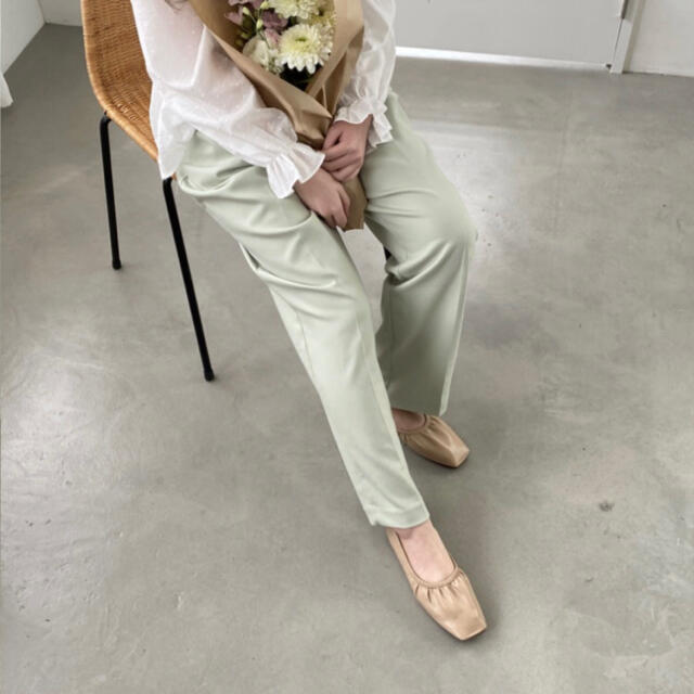 muguet ハイウエストストレートパンツ mint ミント 2