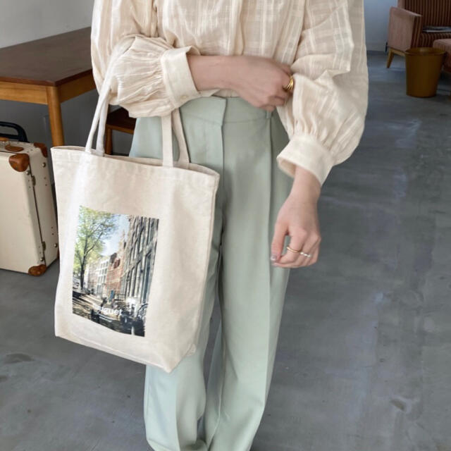 muguet ハイウエストストレートパンツ mint ミント 3