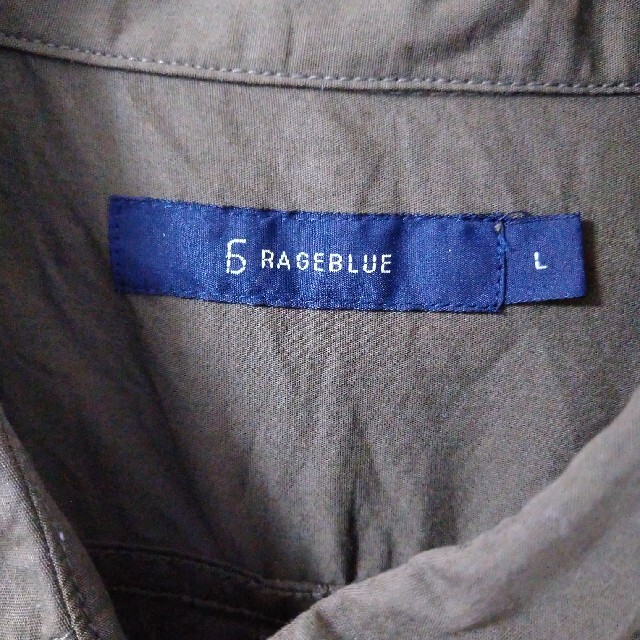 RAGEBLUE(レイジブルー)のRAGEBLUE レイジブルーミリタリーワークシャツ 長袖 GU ユニクロ 好き メンズのトップス(シャツ)の商品写真