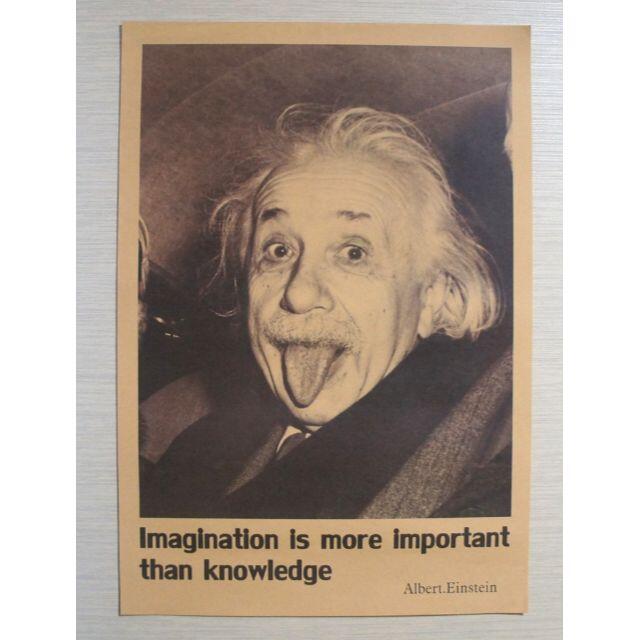 新品 アインシュタインのポスター B3サイズ インテリアに最適 エンタメ/ホビーのコレクション(印刷物)の商品写真