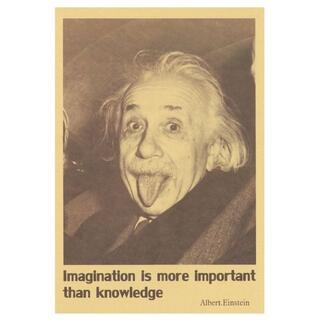 新品 アインシュタインのポスター B3サイズ インテリアに最適(印刷物)