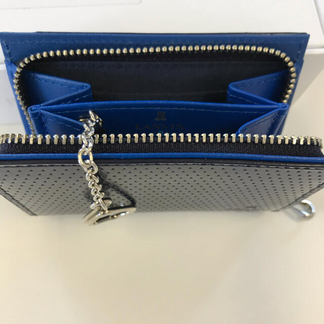 LANVIN en Bleu(ランバンオンブルー)のLANVIN en Bleu パスケース付き小銭入れ ダンテ　ネイビー メンズのファッション小物(コインケース/小銭入れ)の商品写真