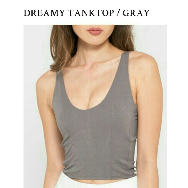 dreamy tanktop Gray Mサイズ レディースのレディース その他(その他)の商品写真