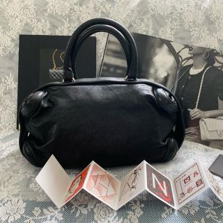 シャネル(CHANEL)のCHANEL ハンドバッグ ワイルドステッチ 黒 シルバー金具　☆専用☆(ハンドバッグ)