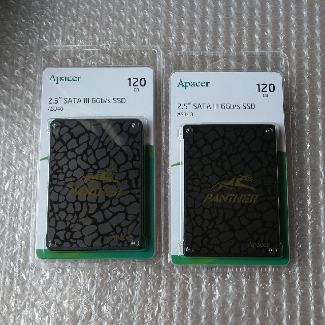 SSD 120G ×2個セット（新品未開封）